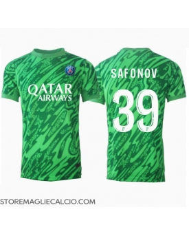 Paris Saint-Germain Matvei Safonov #39 Portiere Maglia Gara Casa Repliche 2024-25